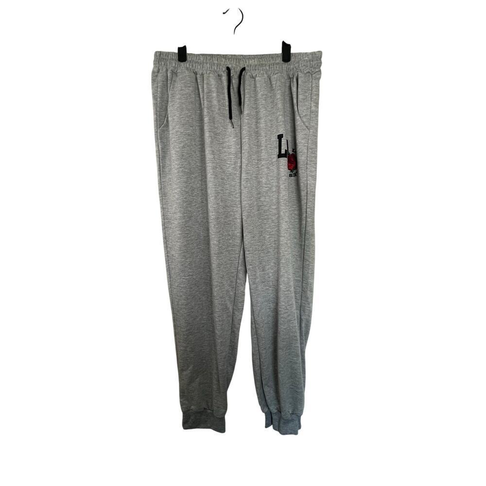 Romwe Womens Grey Sweatpants w/pockets Size XL